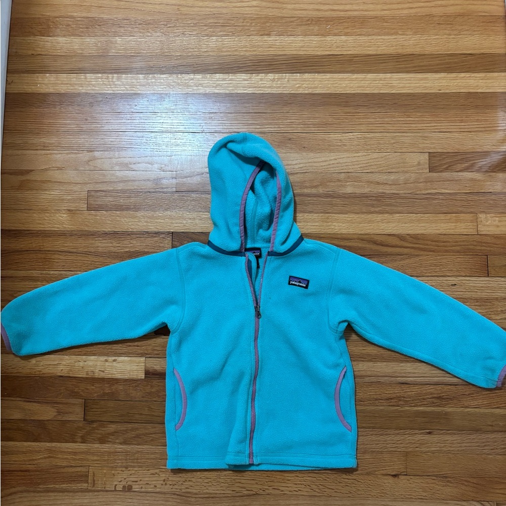 Patagonia Kids Blue Fleece Hoodie